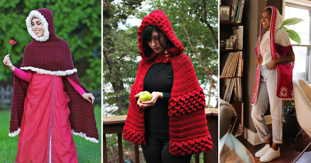 10 Crochet Hooded Cape Free Patterns Crocht