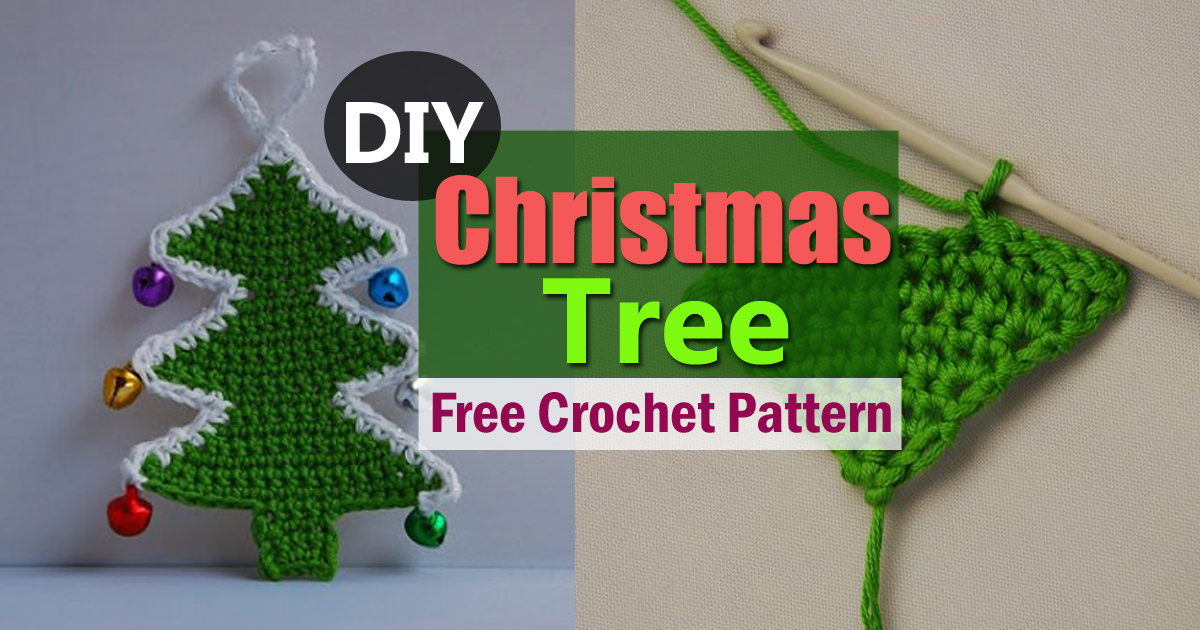 Ever tried making A Crochet Christmas Tree? Make it by following these free pattern instructions and decorate it further.