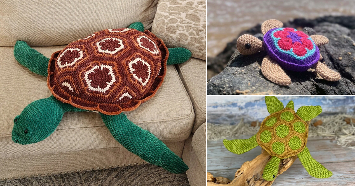 15 Sea Turtle Free Crochet Patterns