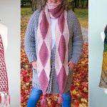 Crochet Diamond Scarf Free Patterns