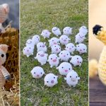 Crochet Miniature Cartoon Animals Free Patterns